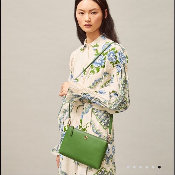 Tory Burch Vibrant Green Crossbody Bag - Picture 2 of 14